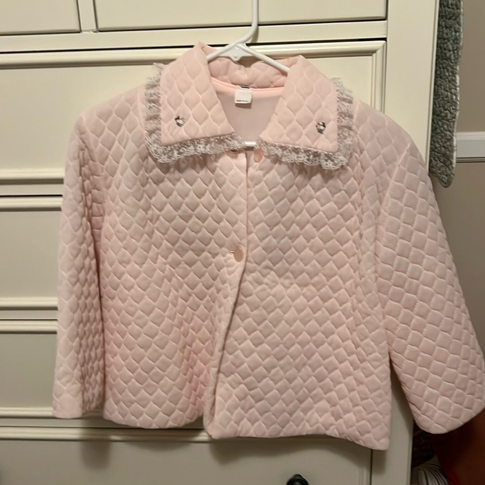Vintage, 1960’s quilted, soft bed jacket